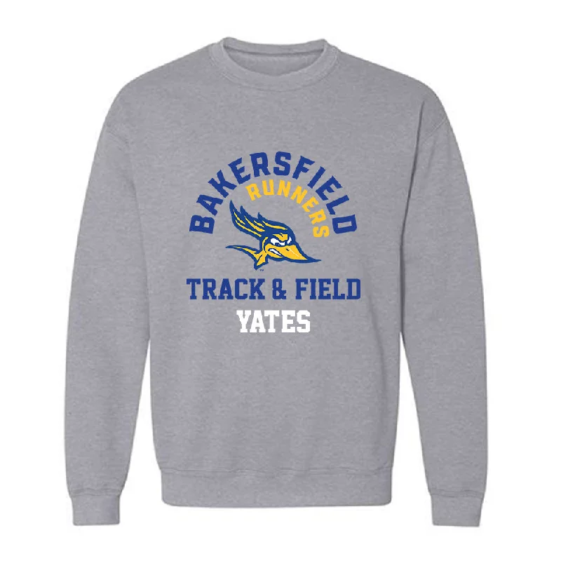 CSU Bakersfield - NCAA Women's Track & Field : Ariana Yates - Classic Fashion Shersey Crewneck Sweatshirt Hoodie Sweatshirt Pullover CSU Bakersfield - NCAA Women's Track & Field : Ariana Yates - Classic Fashion Shersey Crewneck Sweatshirt Hoodie Sweatshirt Pullover
