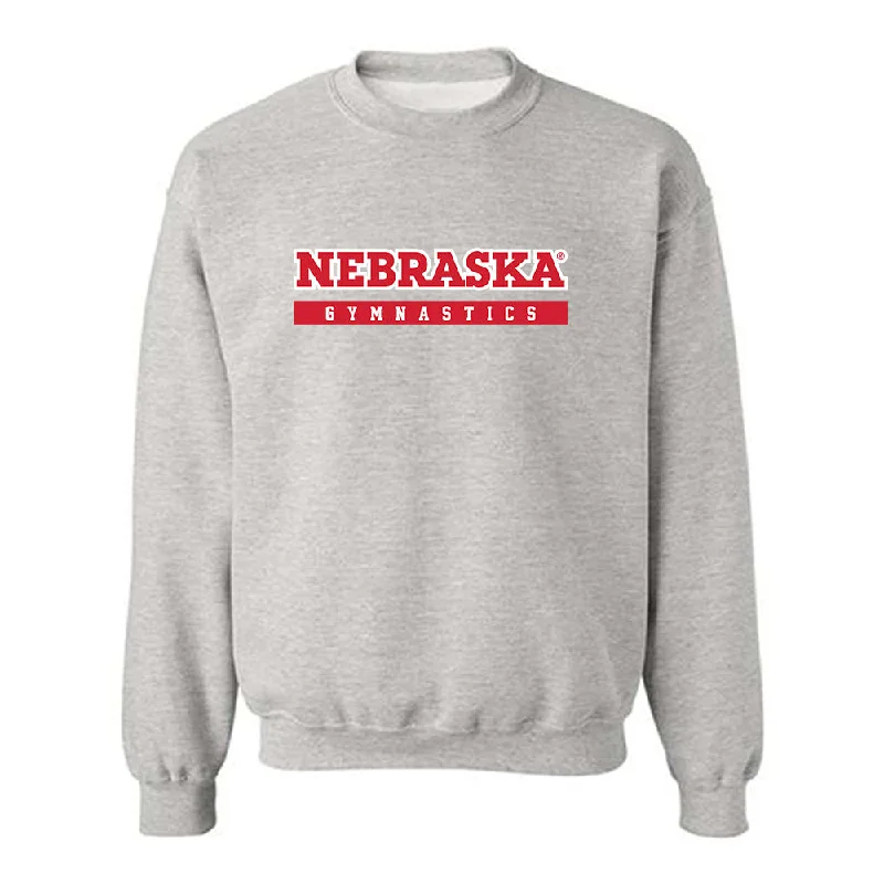 Nebraska - NCAA Women's Gymnastics : Isabel Sikon - Classic Shersey Crewneck Sweatshirt Hoodie with Back Slit Movement Comfort Nebraska - NCAA Women's Gymnastics : Isabel Sikon - Classic Shersey Crewneck Sweatshirt Hoodie with Back Slit Movement Comfort