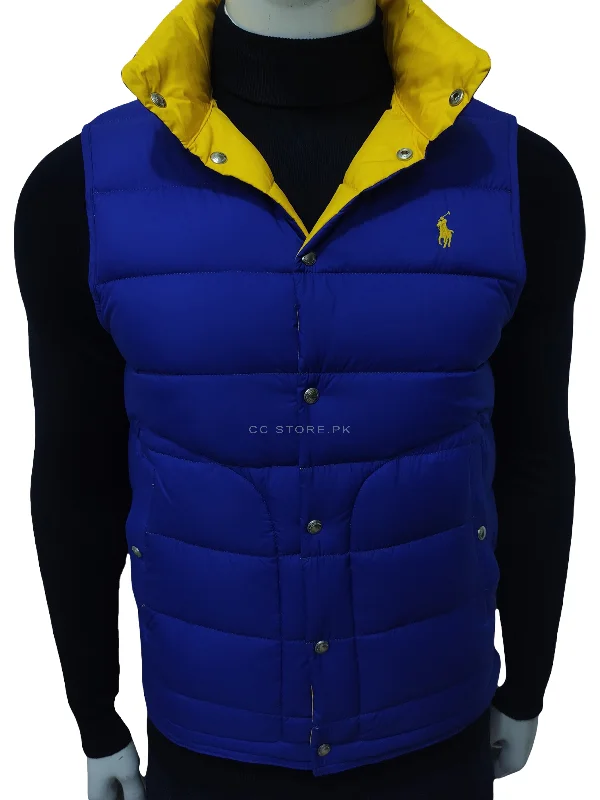 RL Reversible Sleeveless Puffer Jacket Trench Coat Raincoat Waterproof Jacket