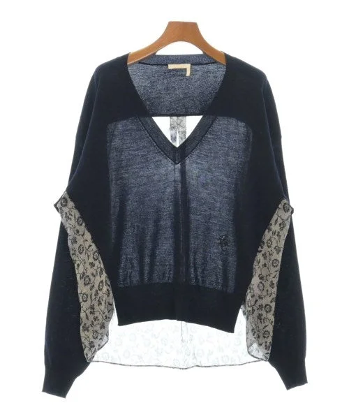 Chloe Sweaters Silk Blend Satin Velvet