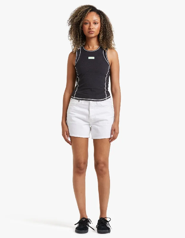 Orbital Tank - Charcoal Marl sleep tank top