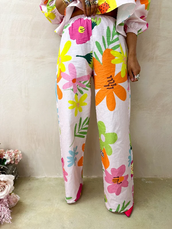 The Frida Wide Leg Trousers Trousers Brand Named