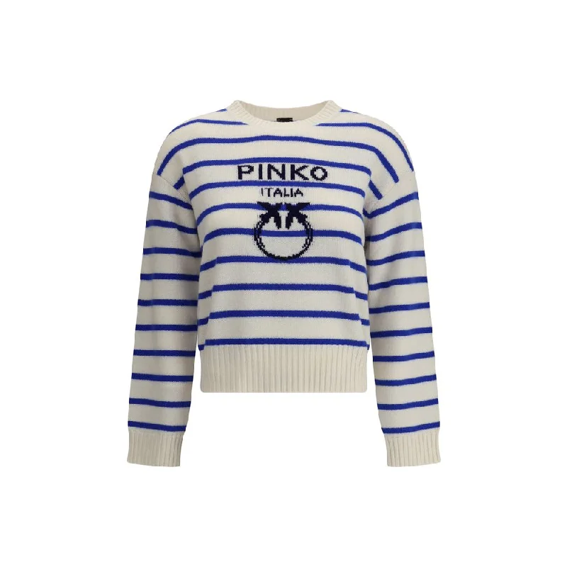 PINKO Striped Sweater Chenille Blend Fleece Blend Nylon Blend