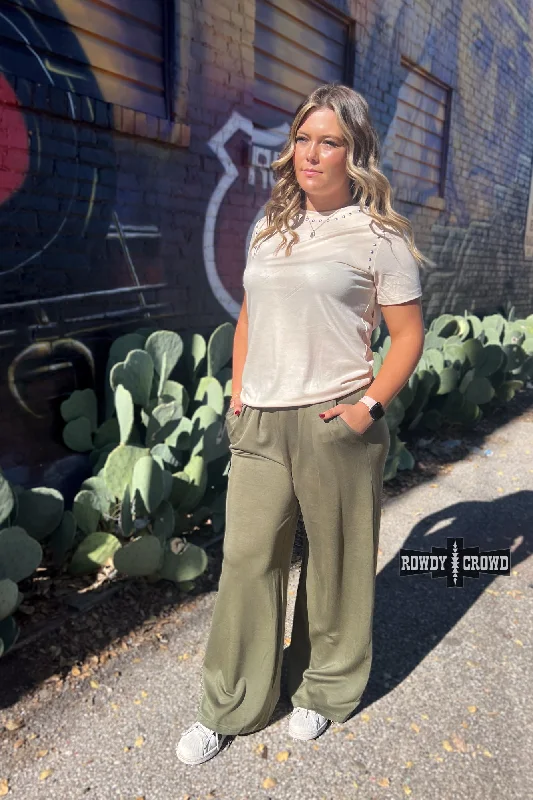 Texline Olive Trousers Trousers New Arrival