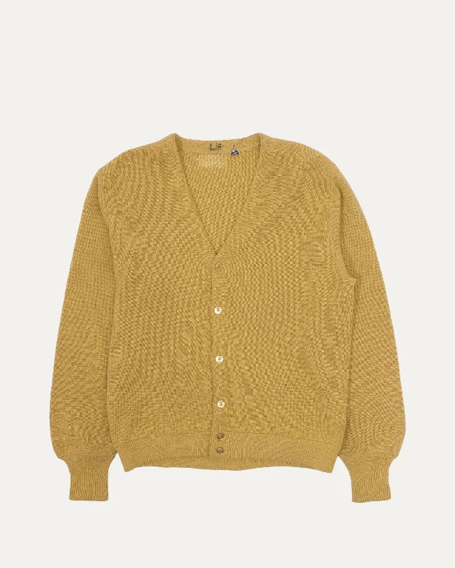Wool-Blend Cardigan Sweater Collared Crew Neck Turtle Neck