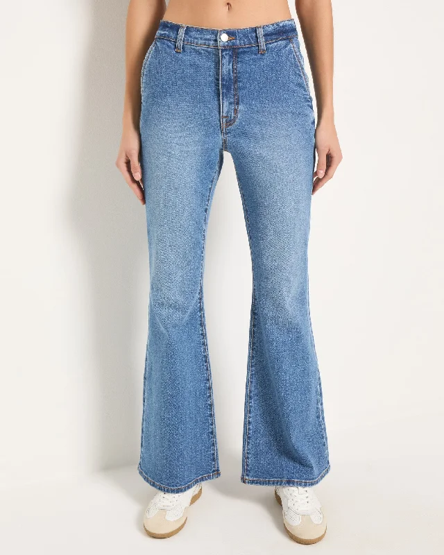 Eden Flare Leg Trouser Jean Trousers Bestseller Popular