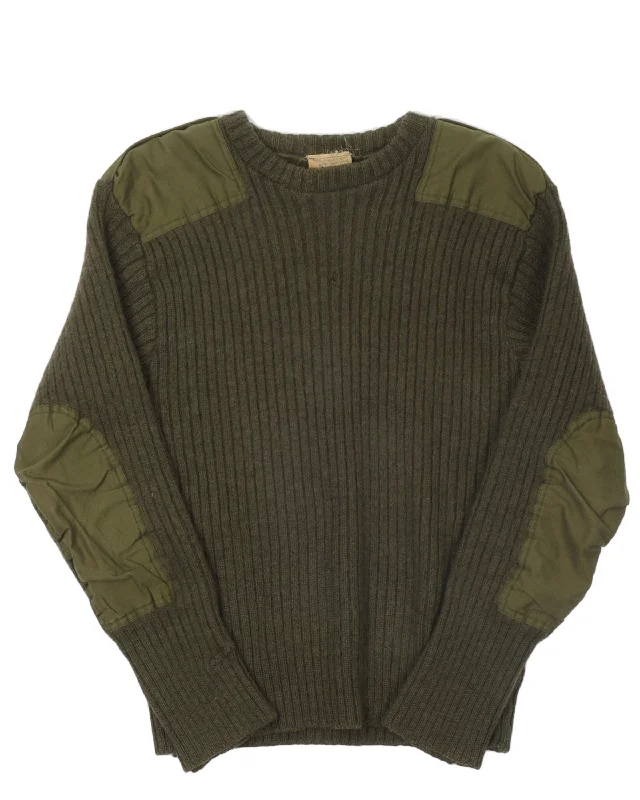 Olive Military Sweater Lightweight Heavyweight Midweight