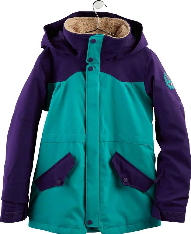 Burton Junior's Shortleaf Shell Jacket 2021 Stand-Up Collar Roll-Neck Collar Turtle Neck Burton Junior's Shortleaf Shell Jacket 2021 Stand-Up Collar Roll-Neck Collar Turtle Neck