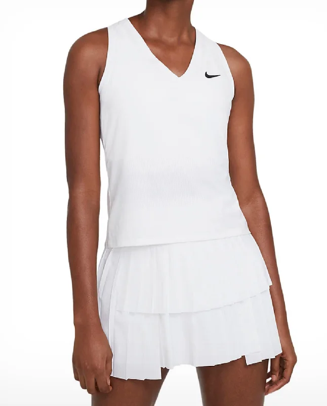 Ladies NikeCourt Victory Logo Tank workout tank top