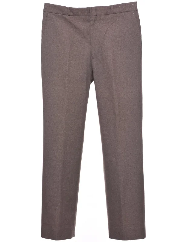 Beige Trousers - W34 L31 Trousers sophisticated sleek