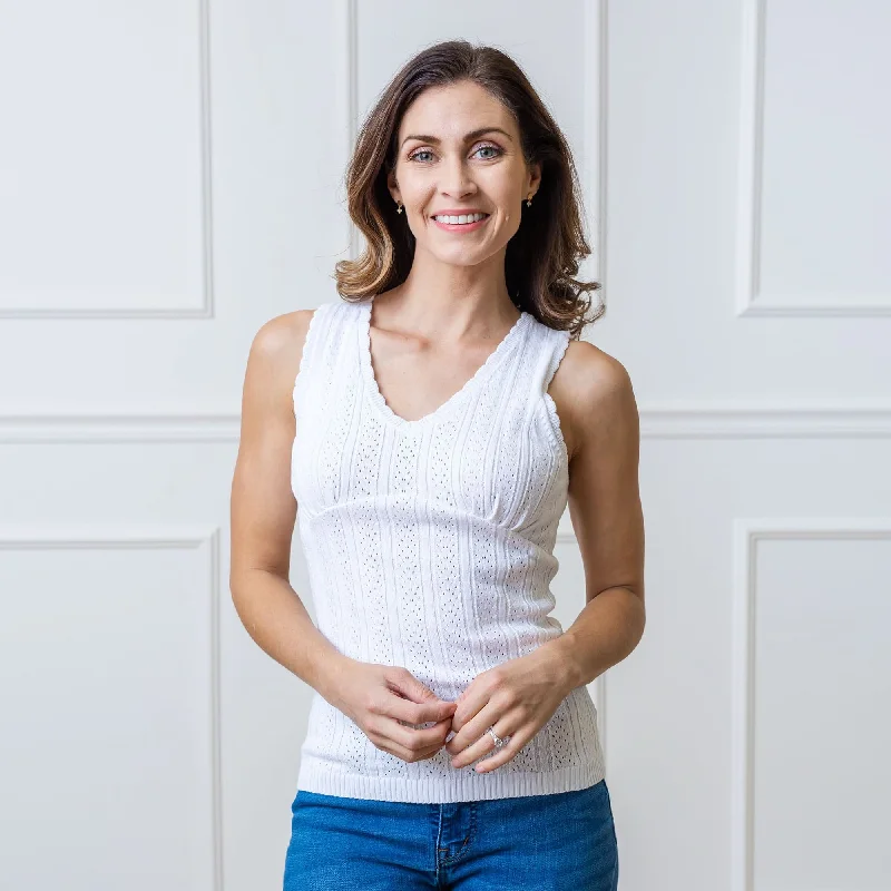 Empire Sweater Tank playful tank top
