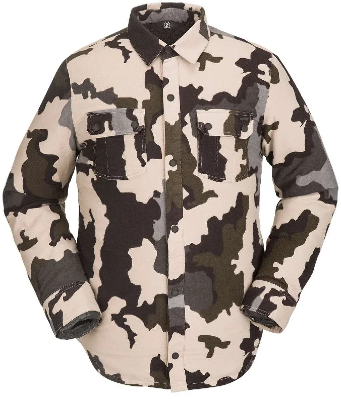 Volcom Sherpa Flannel Jacket 2022 Elasticated Jacket Padded Jacket Insulated Jacket