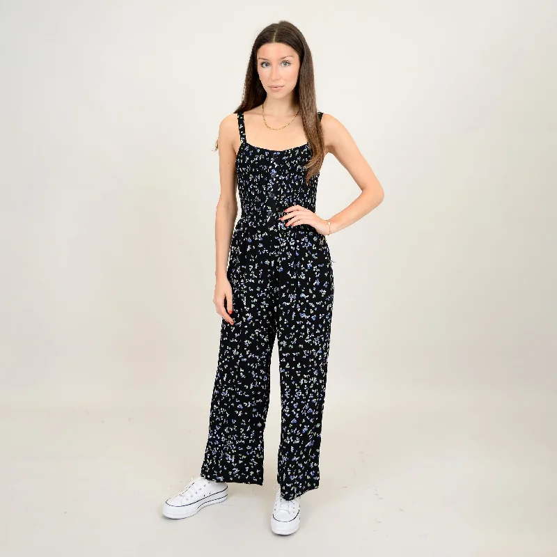Joliette Printed Crepe Tank Jump Suit sexy tank top