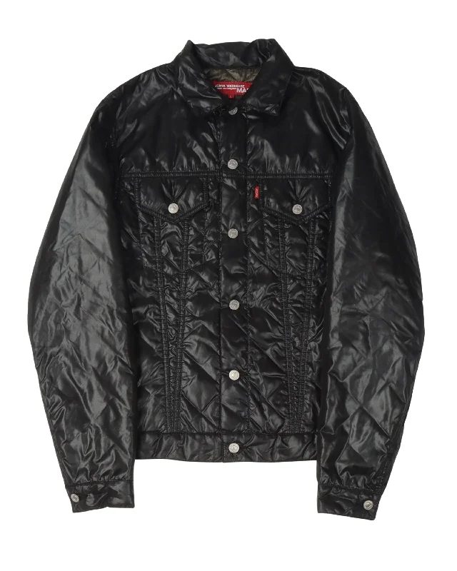 Junya Watanabe Levi's Quilted Trucker Jacket Corduroy Jacket Velvet Jacket Brocade Jacket Junya Watanabe Levi's Quilted Trucker Jacket Corduroy Jacket Velvet Jacket Brocade Jacket