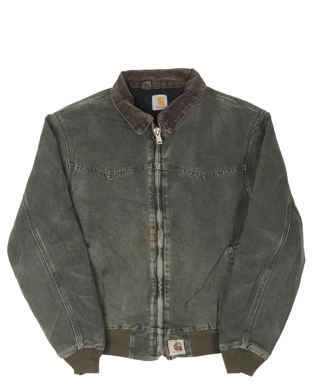 Carhartt Western Work Jacket Collared Jacket Crew Neck Jacket Turtle Neck Jacket