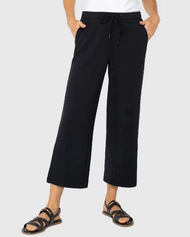 Cloud Knit Crop Trouser Trousers Denim Distressed