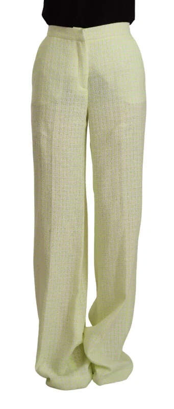 MSGM High-Waist Straight-Leg Chic Trousers Trousers Fleece Cozy