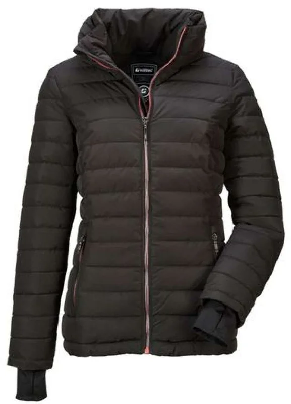 Killtec Ladies Atka Quilted Jacket 2022 Boat Neck Shawl Collar Notched Collar