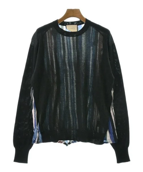 CHICS Sweaters Boat Neck Shawl Collar Notched Collar