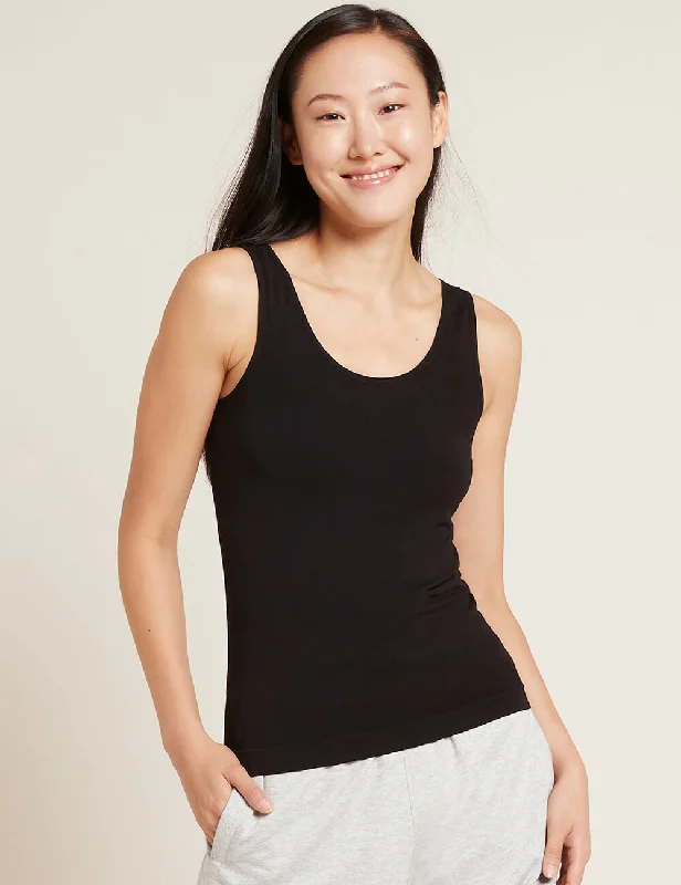 Tank Top - Black solid color tank