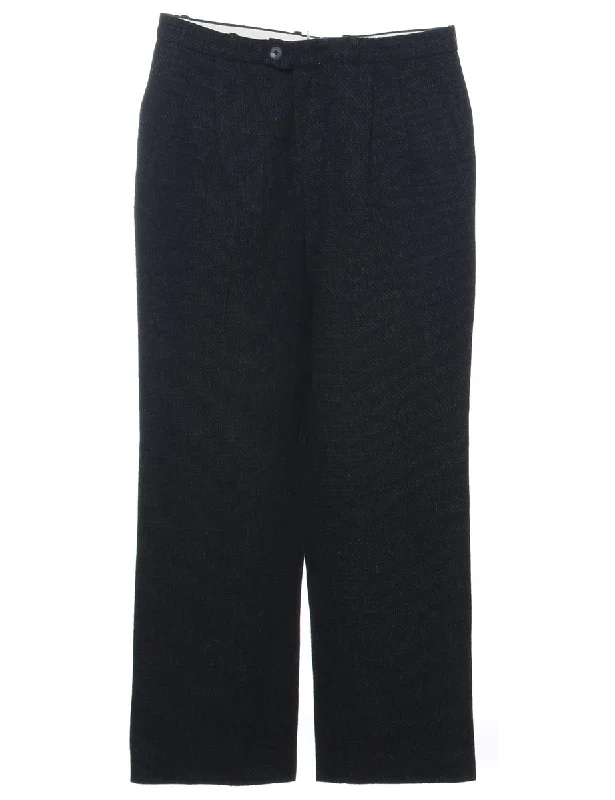 Black Trousers - W32 L31 Trousers Travel Practical