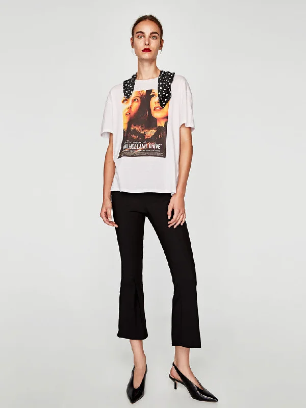 Mini Flare Trousers Trousers sophisticated sleek