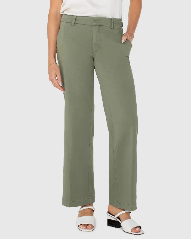Kelsey Wide Leg Crop Trouser Trousers Custom Made