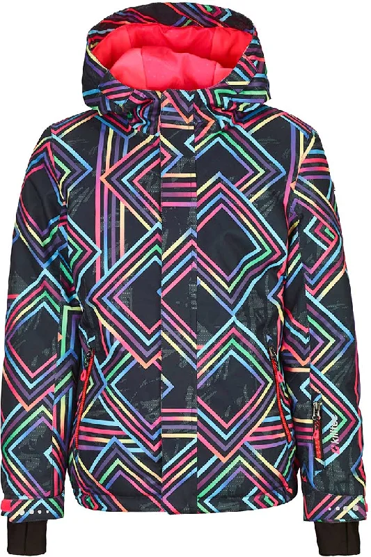 Killtec Junior Girl's Gizela Print Allover Insulated Jacket 2019-2020 Print Jacket Jacquard Jacket Patchwork Jacket Killtec Junior Girl's Gizela Print Allover Insulated Jacket 2019-2020 Print Jacket Jacquard Jacket Patchwork Jacket
