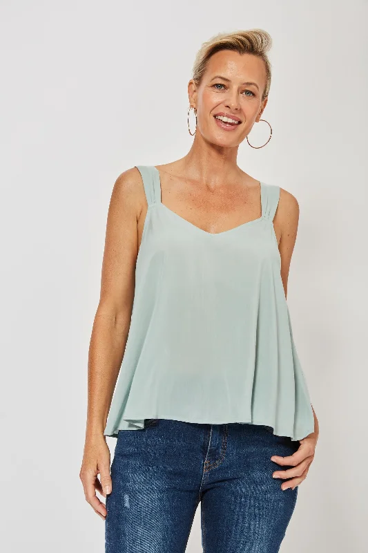Saba Tie Tank peach tank top