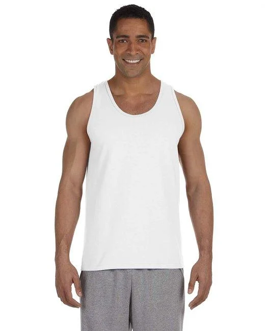 Gildan Adult Ultra Cotton  Tank G220 (Pack of 6) bronze tank top
