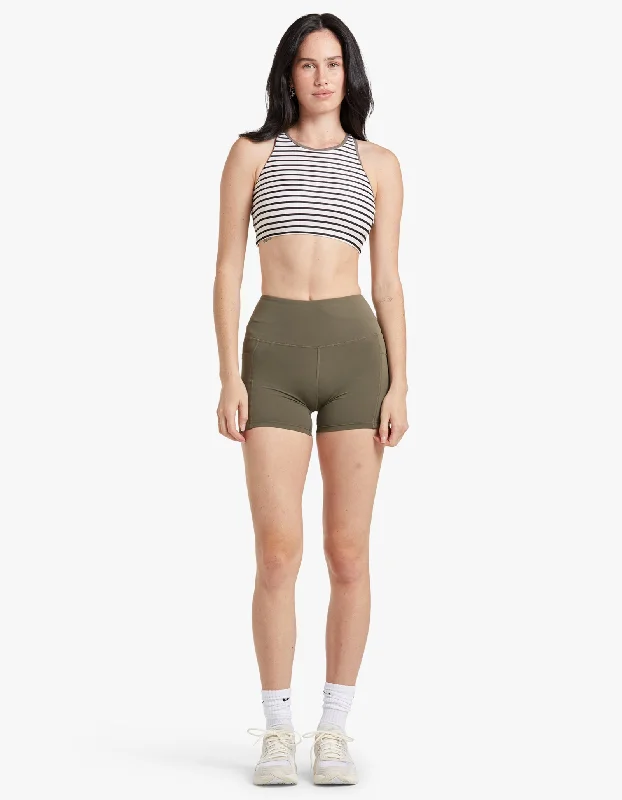 Slipstream Tank - Stripe Print yoga tank top
