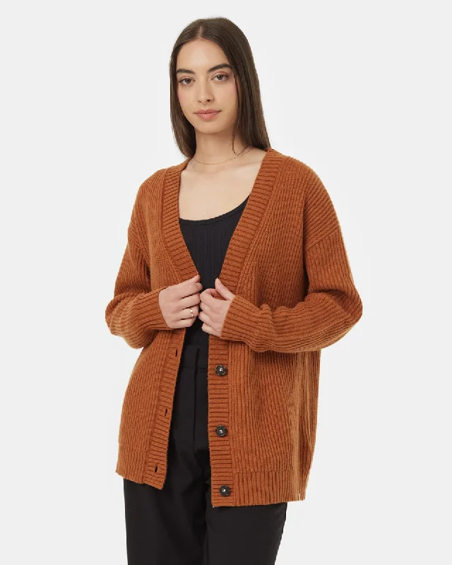 Highline Oversized Button Cardigan Knit Fabric Woven Fabric Fleece Fabric