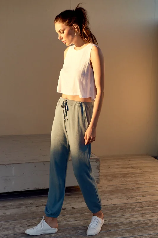 "Cory" Cropped Tank lace back tank
