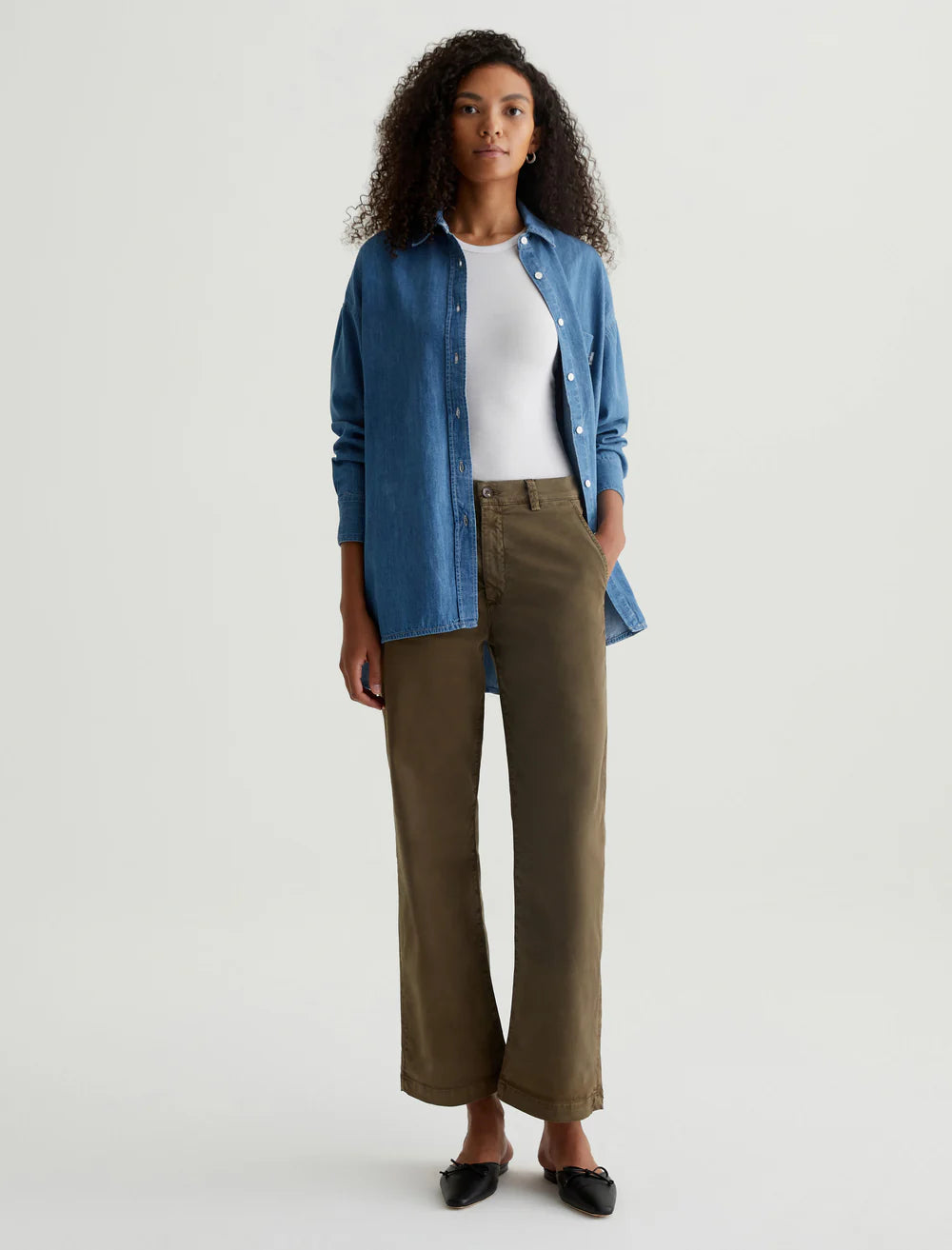 Caden Straight Tailored Trouser Trousers Canvas Durable