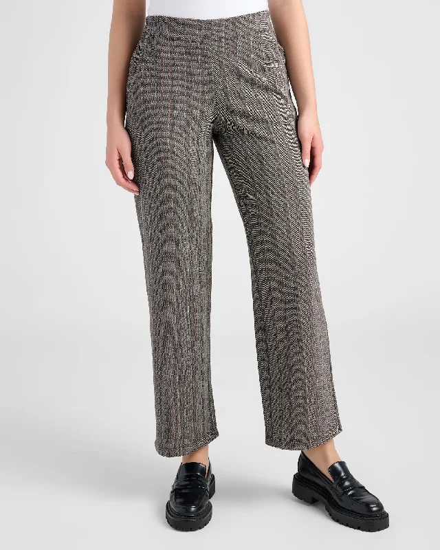 Double Knit Easy Leg Trouser Trousers High Rise Slim Fit