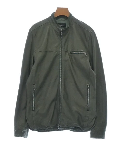 BLUE WORK Motercycle Jackets Toggled Jacket Drawstring Jacket Belted Jacket