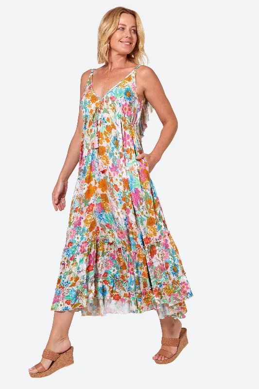 Esprit tank maxi white tank top