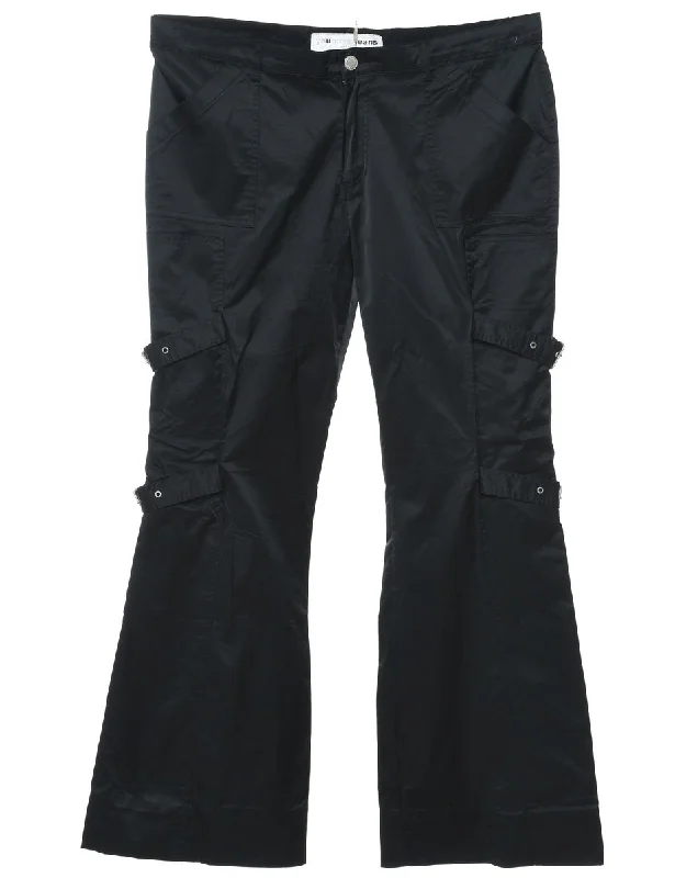 Black Cargo Trousers - W36 L30 Trousers Cargo Utility