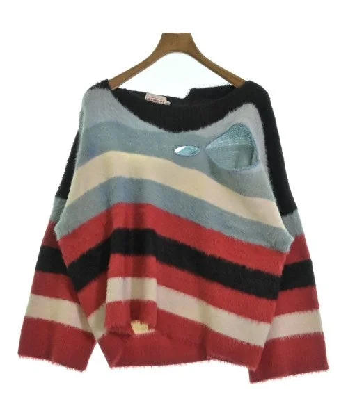 CHARLES JEFFREY LOVERBOY Sweaters Mesh Blend Leather Blend Suede Blend