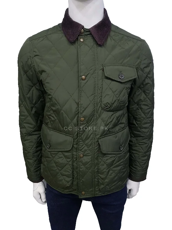 RL Beaton Water-Repellent Green Jacket One-Shoulder Jacket Off-the-Shoulder Jacket Asymmetrical Jacket RL Beaton Water-Repellent Green Jacket One-Shoulder Jacket Off-the-Shoulder Jacket Asymmetrical Jacket