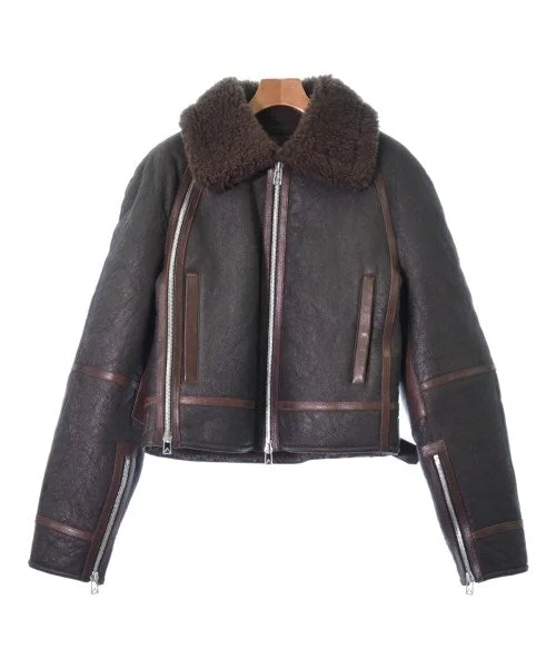 BOTTEGA VENETA Motercycle Jackets Wool Fabric Cashmere Fabric Tweed Fabric
