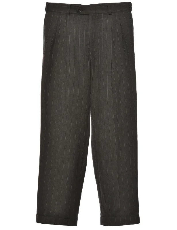 Black Trousers - W32 L32 Trousers Office Stylish