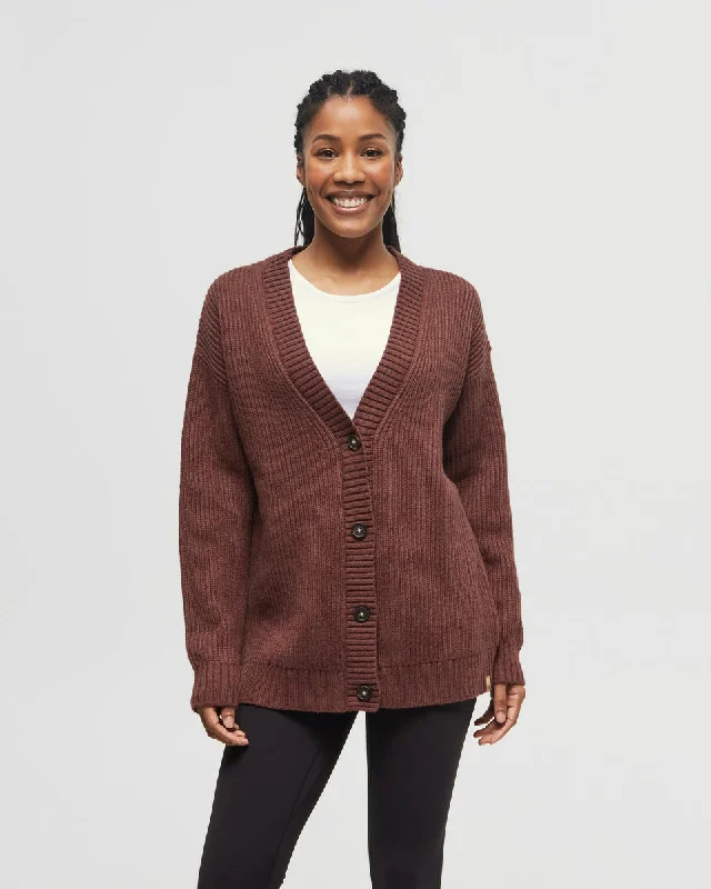 Highline Oversized Button Cardigan Cotton Fabric Linen Fabric Terry Fabric