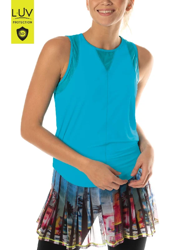 Ladies Lucky In Love Chill Out Tank breathable tank top