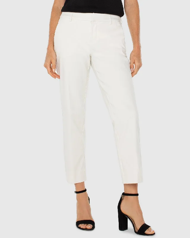 Kelsey Stretch Twill Crop Trouser Trousers Chinos Classic