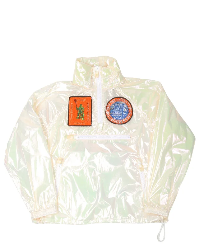 "The Man Behind The Curtain" Iridescent Anorak Jacket Tailored Jacket Straight Jacket A-Line Jacket "The Man Behind The Curtain" Iridescent Anorak Jacket Tailored Jacket Straight Jacket A-Line Jacket