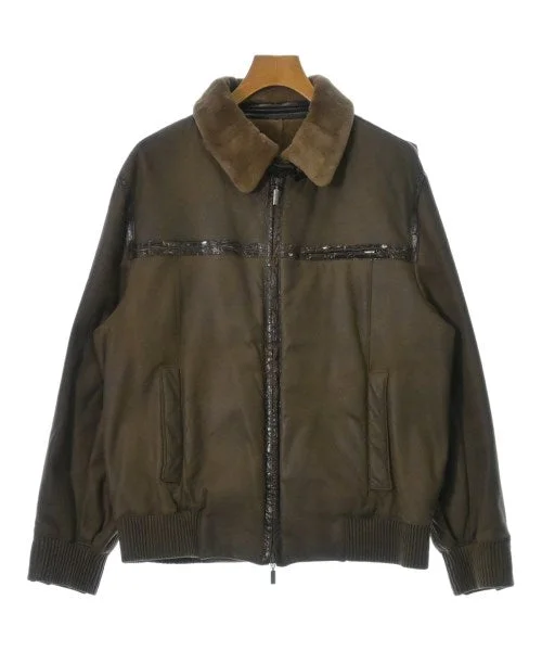 Brioni Motercycle Jackets Wool Jacket Cashmere Jacket Tweed Jacket