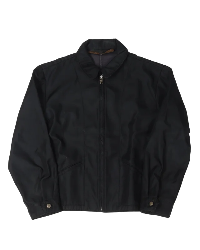 Cemetery Cross Patch Zip Up Work Jacket Collared Jacket Crew Neck Jacket Turtle Neck Jacket Cemetery Cross Patch Zip Up Work Jacket Collared Jacket Crew Neck Jacket Turtle Neck Jacket
