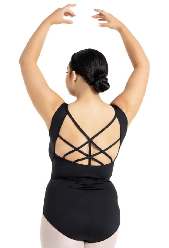 Capezio Strappy Back Tank Leotard halter tank top