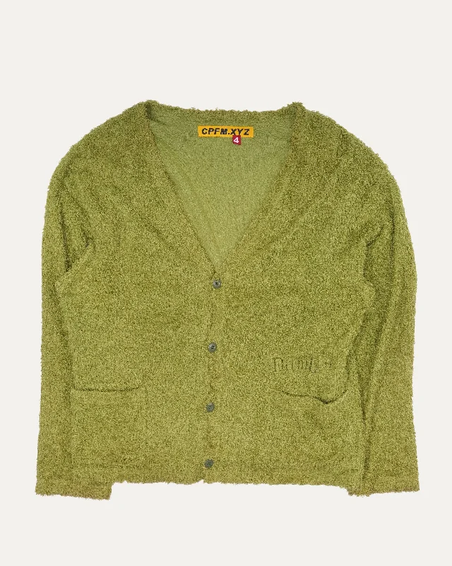 Fuzzy Cardigan Zippered Buttoned Snapped